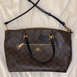 Coach purse crossbody and matching wallet